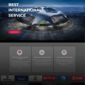 IPTV Template WordPress